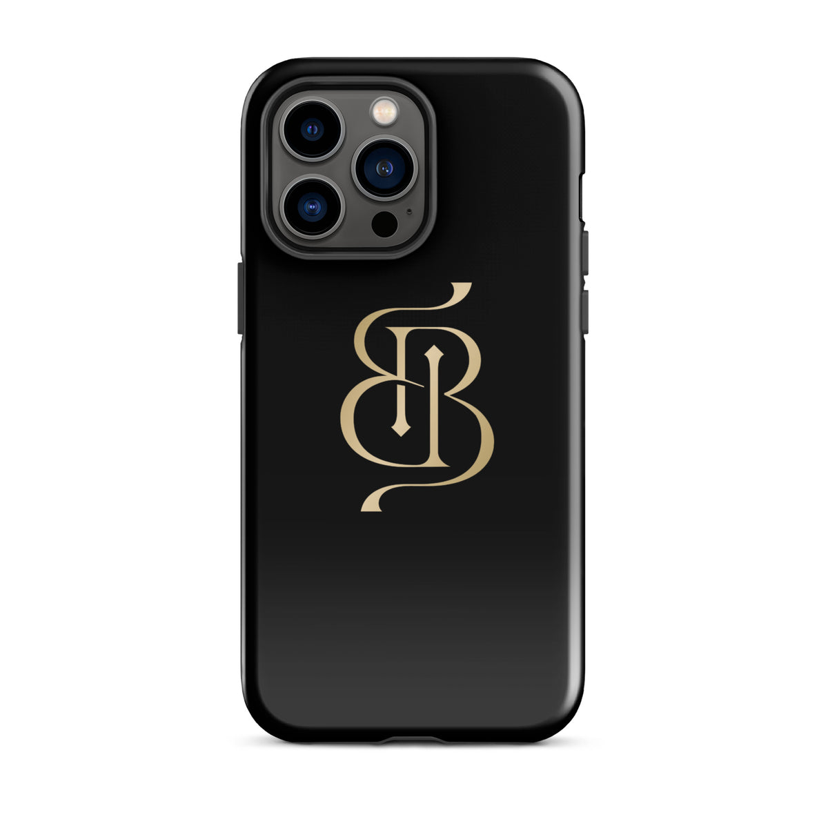 Black & Gold iPhone Case